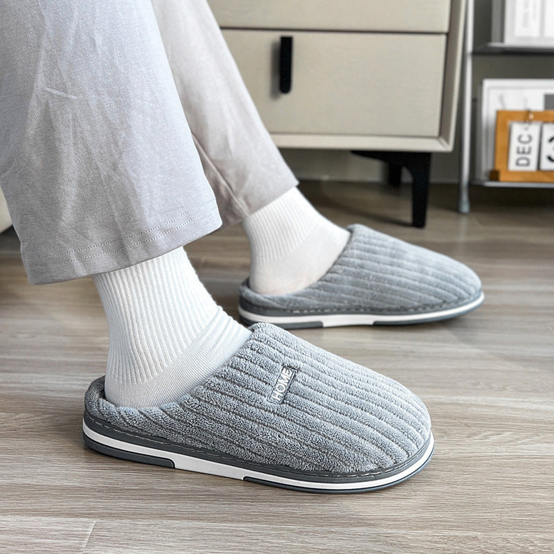 Cozy Winter Cotton Slippers – Warm, Non-Slip Comfort for Home
