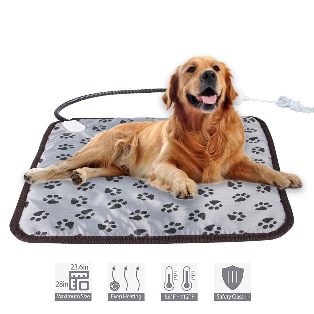 Cozy Electric Pet Heating Pad – Safe, Waterproof Winter Comfort Mat