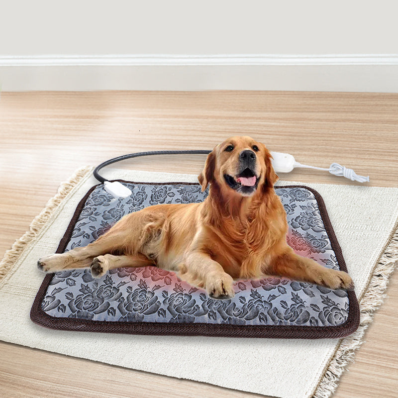 Cozy Electric Pet Heating Pad – Safe, Waterproof Winter Comfort Mat