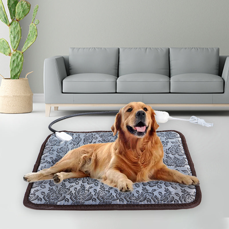 Cozy Electric Pet Heating Pad – Safe, Waterproof Winter Comfort Mat