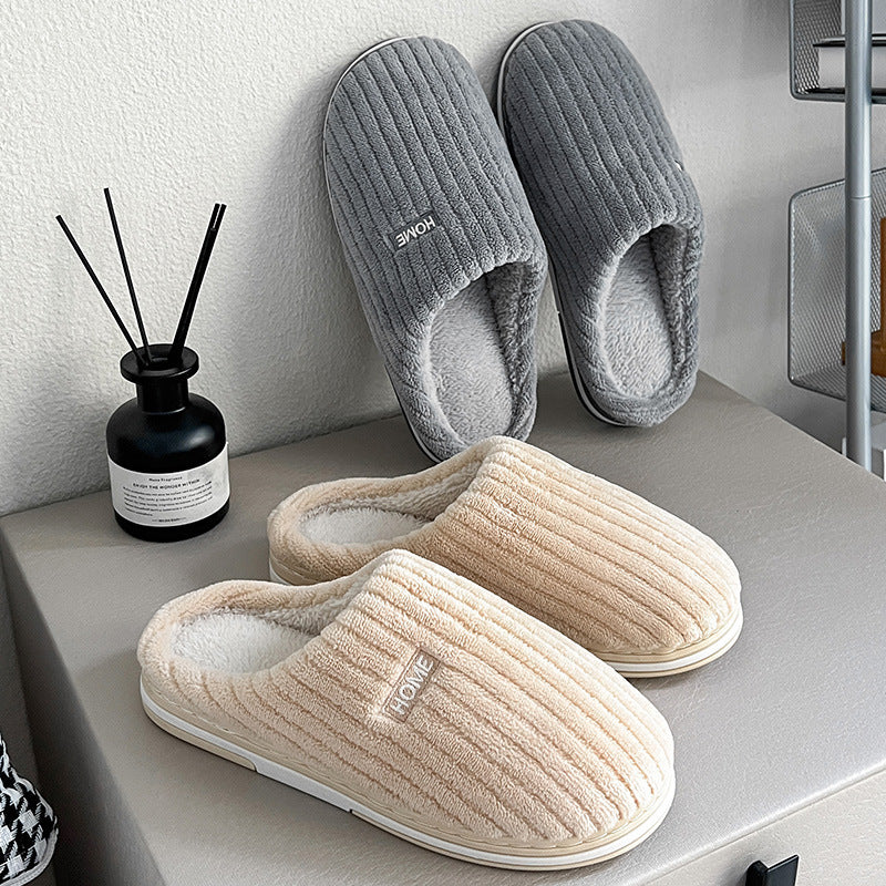 Cozy Winter Cotton Slippers – Warm, Non-Slip Comfort for Home
